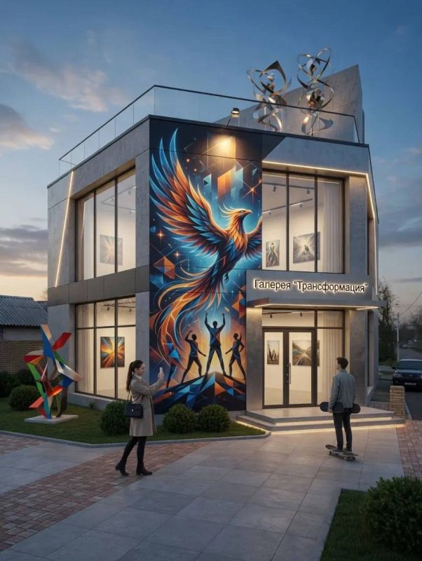 Школьники из Волновахи придумали, как превратить заброшку в галерею уличного искусства