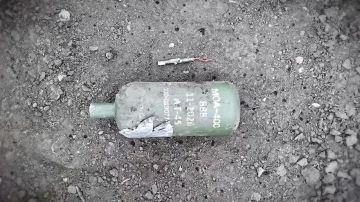 Сбитый сводными МОГами дрон "Хорнет", которым украинские террористы пытались ударить по мирным жителям в Донецке
