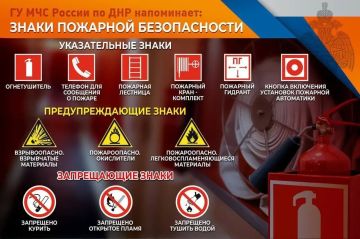 «ЧИТАЕМ» ЗНАКИ ПОЖАРНОЙ БЕЗОПАСНОСТИ