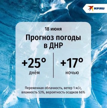 Сегодня в ДНР тепло и почти безоблачно