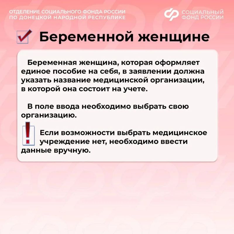 Какие нюансы при заполнении заявления на единое пособие необходимо учесть жителю ДНР Какие нюансы при заполнении заявления на единое пособие необходимо учесть жителю ДНР