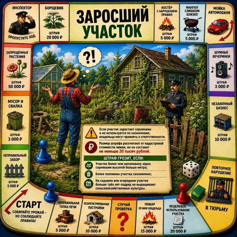 За что могут оштрафовать дачника в 2026 году За что могут оштрафовать дачника в 2026 году