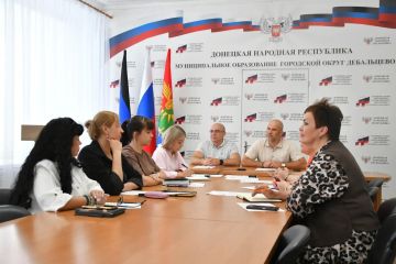 Заседание муниципального штаба по вопросам здравоохранения на территории городского округа Дебальцево Донецкой Народной Республики