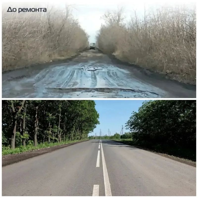 В Шахтёрском округе завершён важный этап восстановления дорожной сети — обновлено более 6 километров покрытия!