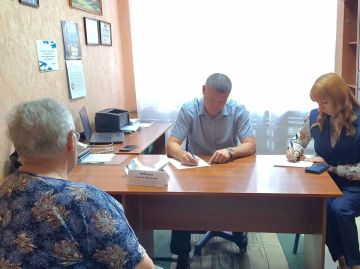 В администрации Шахтерского округа провели прием граждан