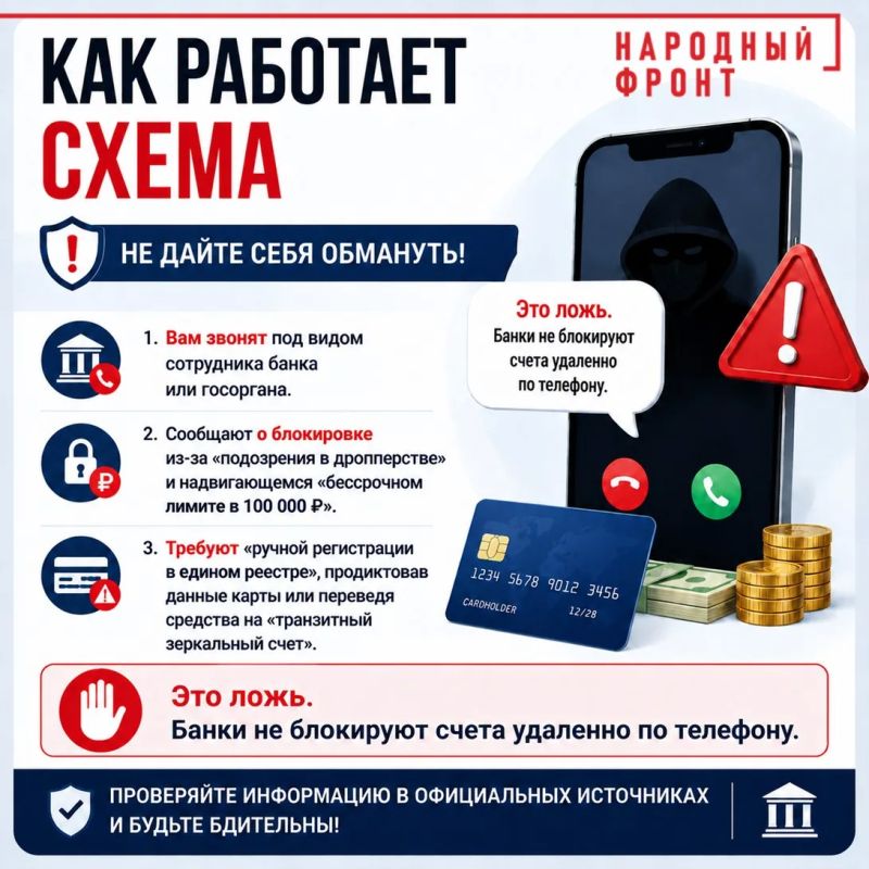 Осторожно: новая волна мошенничества! Осторожно: новая волна мошенничества!