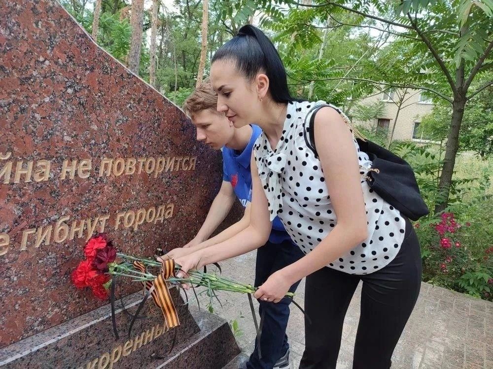Шахтерский округ присоединился к патриотической акции «Эхо войны» Шахтерский округ присоединился к патриотической акции «Эхо войны»