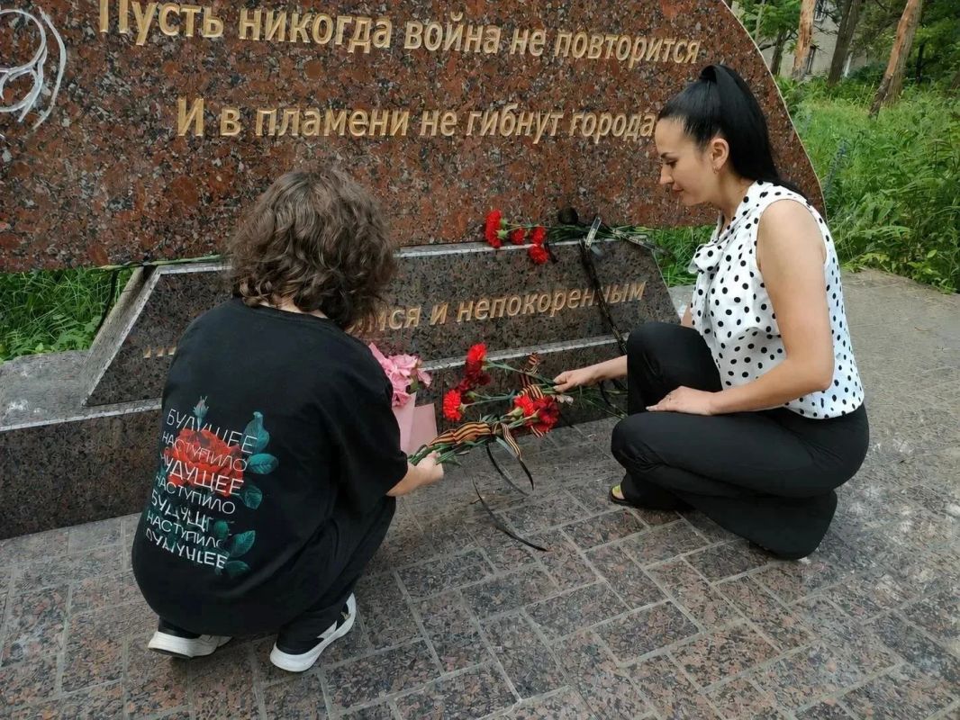 Шахтерский округ присоединился к патриотической акции «Эхо войны» Шахтерский округ присоединился к патриотической акции «Эхо войны»