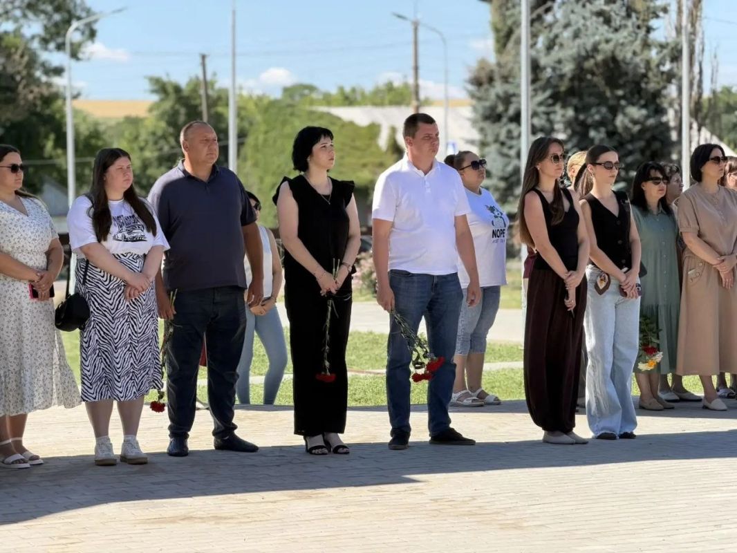 В День памяти и скорби в Тельманово почтили память павших воинов
