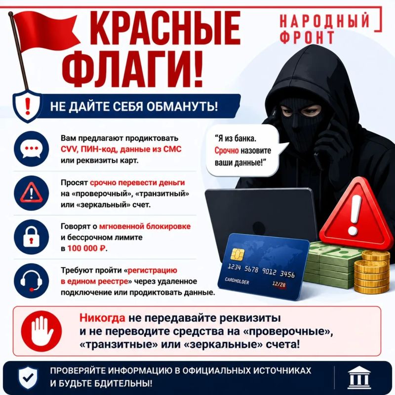 Осторожно: новая волна мошенничества! Осторожно: новая волна мошенничества!