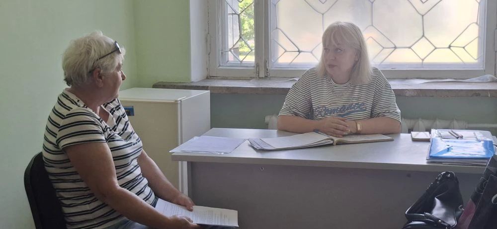 В Иловайске состоялся выездной прием представителями СФР