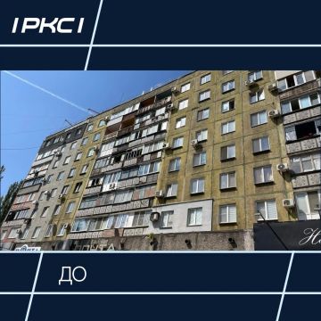 Завершен комплекс ремонтно-восстановительных работ в девятиэтажном многоквартирном доме, расположенном на улице Киевской в Мариуполе