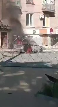Дружковка, прилёт в машину ВСУ