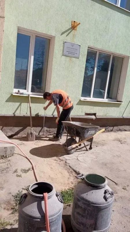 Нижегородские специалисты продолжают восстановление детсада «Дюймовочка» в с. Бердянское Нижегородские специалисты продолжают восстановление детсада «Дюймовочка» в с. Бердянское