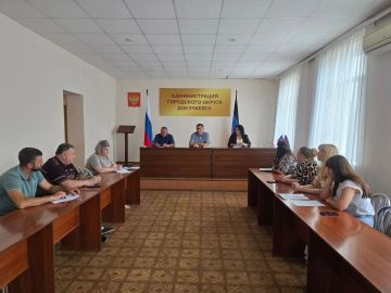 В Докучаевске продолжается работа Штаба по вопросам здравоохранения, созданного по поручению Главы ДНР Дениса Пушилина
