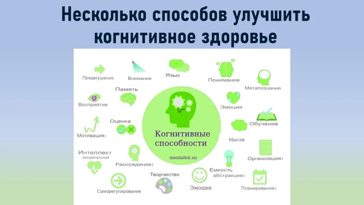 Как сохранить когнитивное здоровье