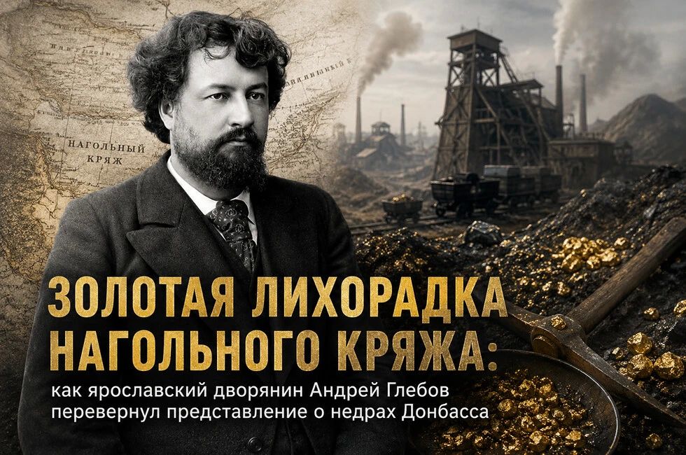 Золотая лихорадка Нагольного кряжа: как ярославский дворянин Андрей Глебов перевернул представление о недрах Донбасса