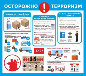 Памятка "Осторожно терроризм!"