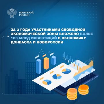 Главным инструментом для преобразования экономики в новых регионах стала свободная экономическая зона (СЭЗ), которая начала работать 1 июля 2023 года по поручению Президента России