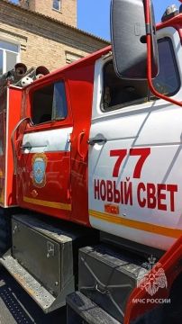В Новом Свете БПЛА атаковал пожарный автомобиль