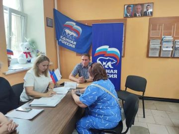 В Докучаевске прошел прием граждан