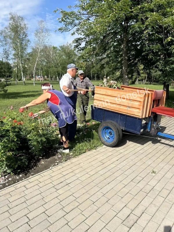 Команда Дирекции парков продолжает работать над благоустройством зелёных пространств города Команда Дирекции парков продолжает работать над благоустройством зелёных пространств города