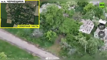 На кадрах с разведдронов — как наши военные освобождали посёлки Новый Мир, Чернещина и Дружелюбовка в Харьковской области и Василевку в ДНР