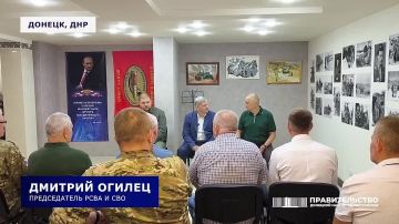 Посетил Дом Ветерана. Это первый офис Российского союза ветеранов Афганистана и специальных военных операций в Донецке