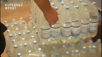Ирина Куксенкова и Народный фронт передали воду для добровольцев