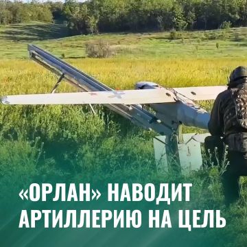Минобороны России: Расчет БПЛА «Орлан-30» навел высокоточные боеприпасы «Краснополь-М», обеспечив уничтожение пунктов управления БПЛА противника на Добропольском направлении