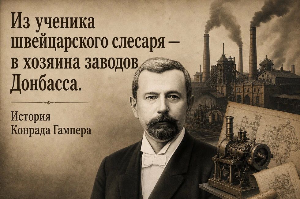 Из ученика швейцарского слесаря — в хозяина заводов Донбасса