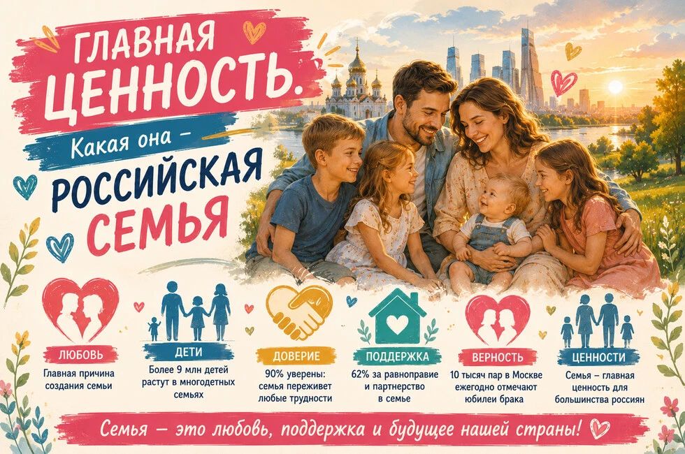 Главная ценность. Какая она — российская семья