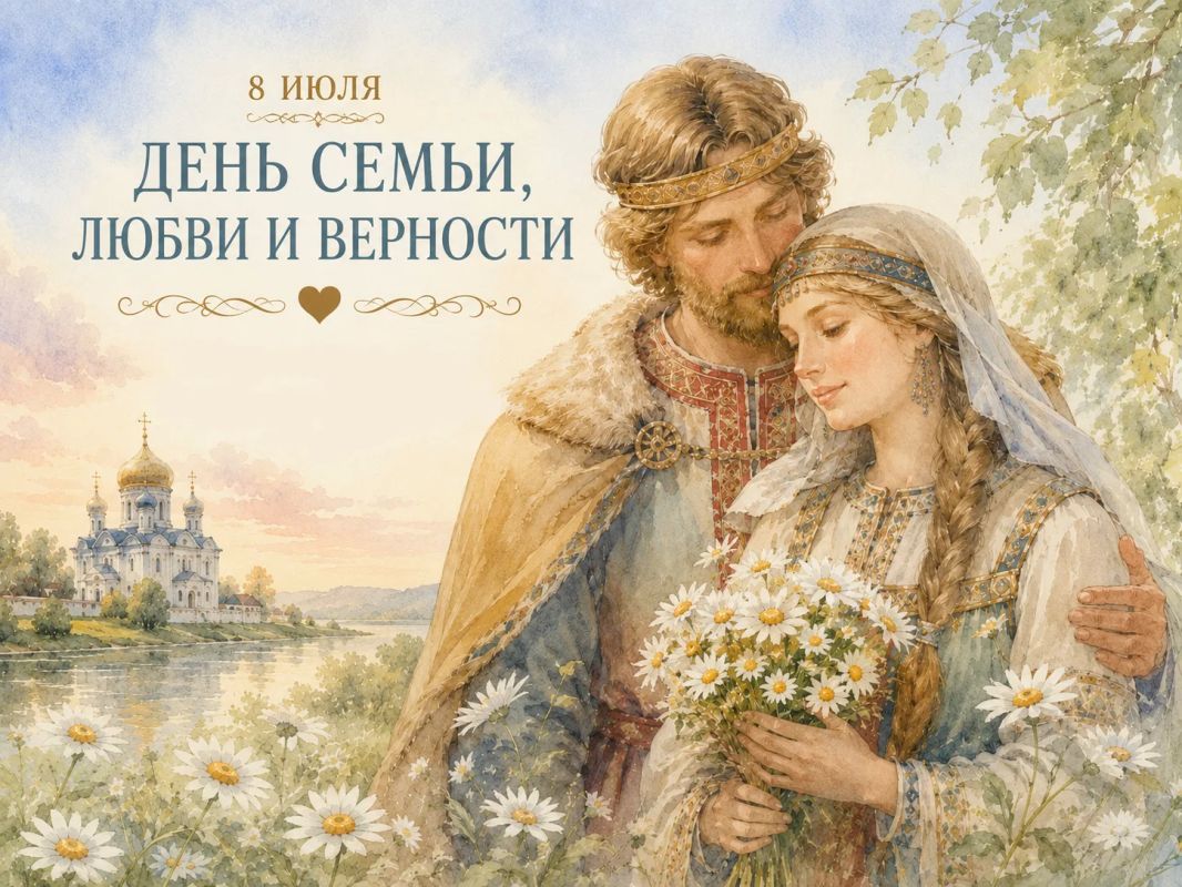 Дорогие соотечественники, поздравляю с Днём семьи, любви и верности!