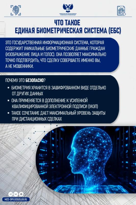 Биометрия теперь доступна при регистрации прав на недвижимость Биометрия теперь доступна при регистрации прав на недвижимость