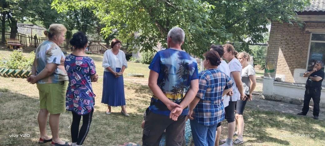 Состоялась встреча с коллективом Василевского детского сада