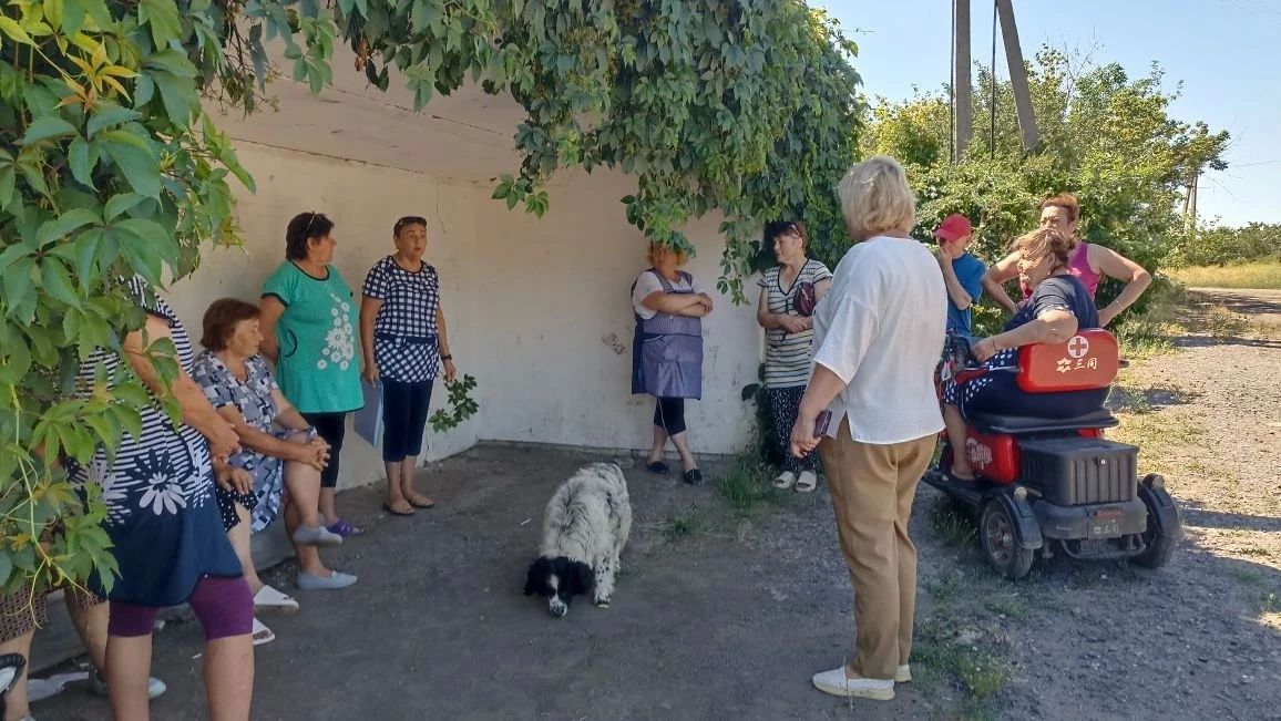 Врио начальника Новокатериновского территориального отдела Светлана Рябцева провела встречу с гражданами поселка Строитель