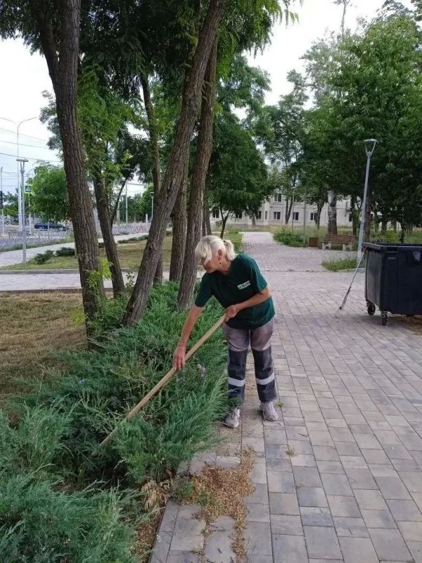 Коммунальщики облагораживают зеленые зоны города Коммунальщики облагораживают зеленые зоны города