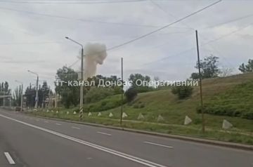 Визит БПЛА "Гербера" на АЗС в Краматорске