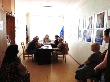 Заместитель главы администрации Амвросиевского муниципального округа Татьяна Разводова провела прием граждан