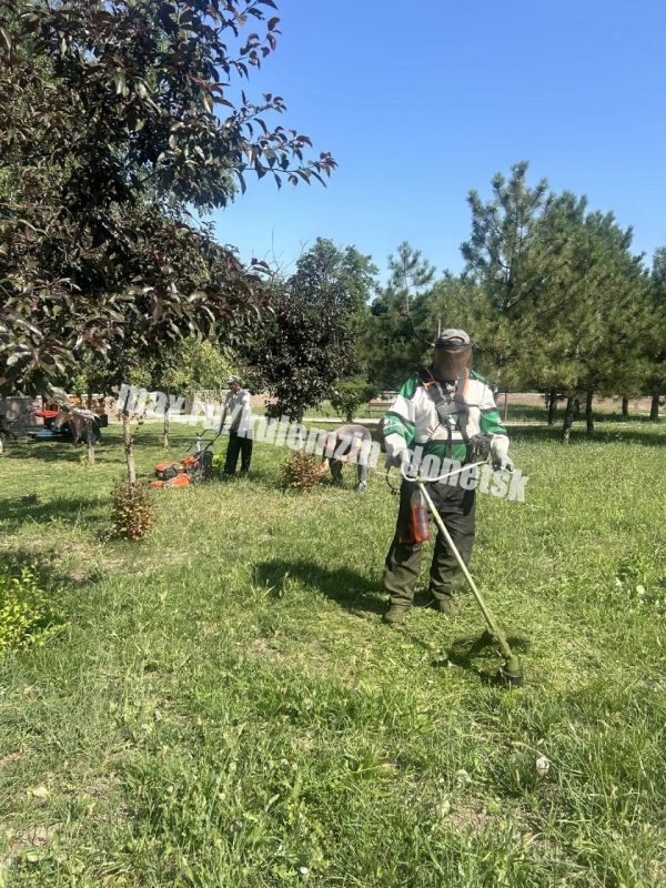 Сотрудники Дирекции парков продолжают летние работы по благоустройству территорий Сотрудники Дирекции парков продолжают летние работы по благоустройству территорий