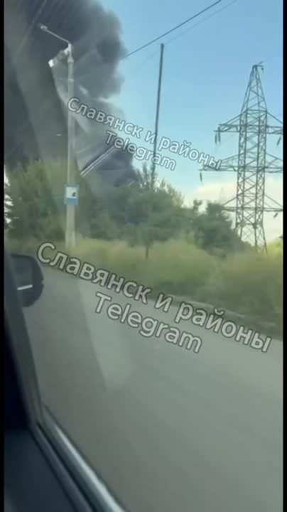 В районе Славянска уничтожена очередная АЗС