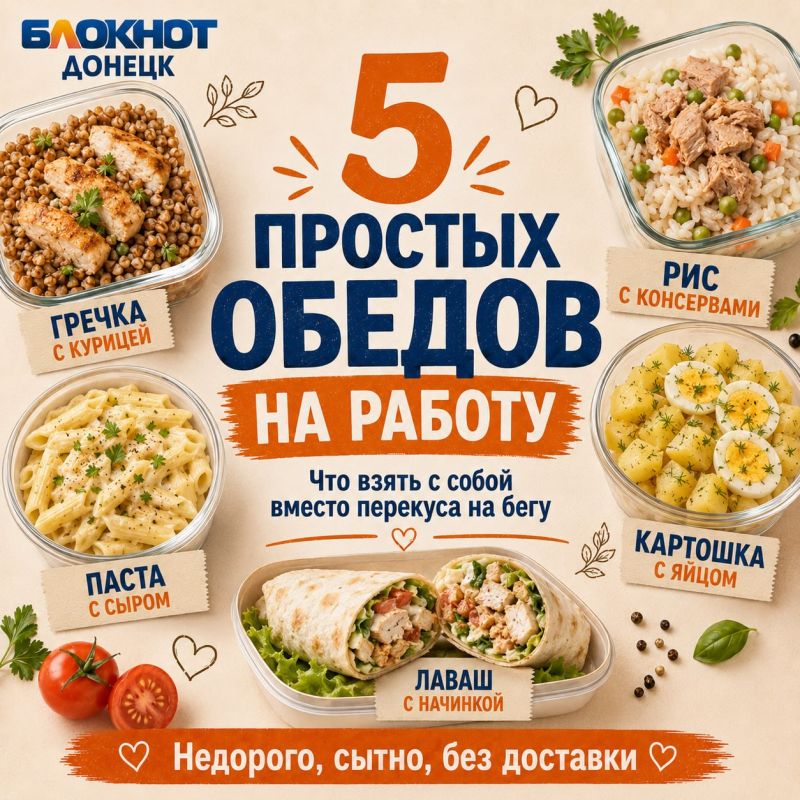 Что взять на работу вместо перекуса на бегу?