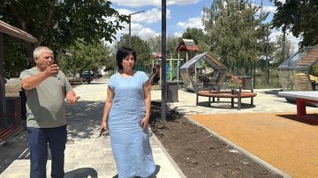 Наталья Великодная: Михайловка преображается!. Проверила, как идут работы в селе