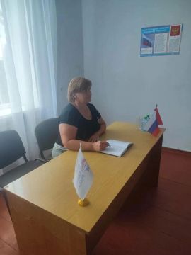 Врио заведующего Петровским территориальным сектором Наталья Моргун провела встречу с населением