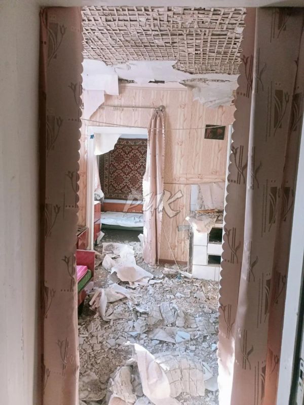 Последствия ночного обстрела Горловки Последствия ночного обстрела Горловки