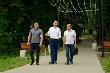 Алексей Дорофеев осмотрел новый Парк машиностроителей в Ясиноватой