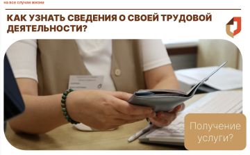 Как узнать сведения о своей трудовой деятельности?