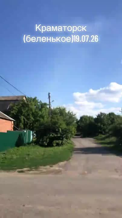 Чингис Дамбиев: Русские "Герани" наносят удар по объекту противника в Краматорске