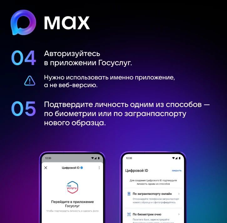 Преимущества Цифрового ID в мессенджере MAX Преимущества Цифрового ID в мессенджере MAX