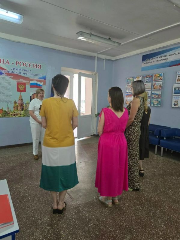21 июля 2026 года депутаты Горловского городского совета от фракции «Единая Россия» — Роман Конев, Наталия Ботвина, Нелля Якуненко, Светлана Кочетова и Игорь Толкачев — провели встречи с трудовыми коллективами 21 июля 2026 года депутаты Горловского городского совета от фракции «Единая Россия» — Роман Конев, Наталия Ботвина, Нелля Якуненко, Светлана Кочетова и Игорь Толкачев — провели встречи с трудовыми коллективами